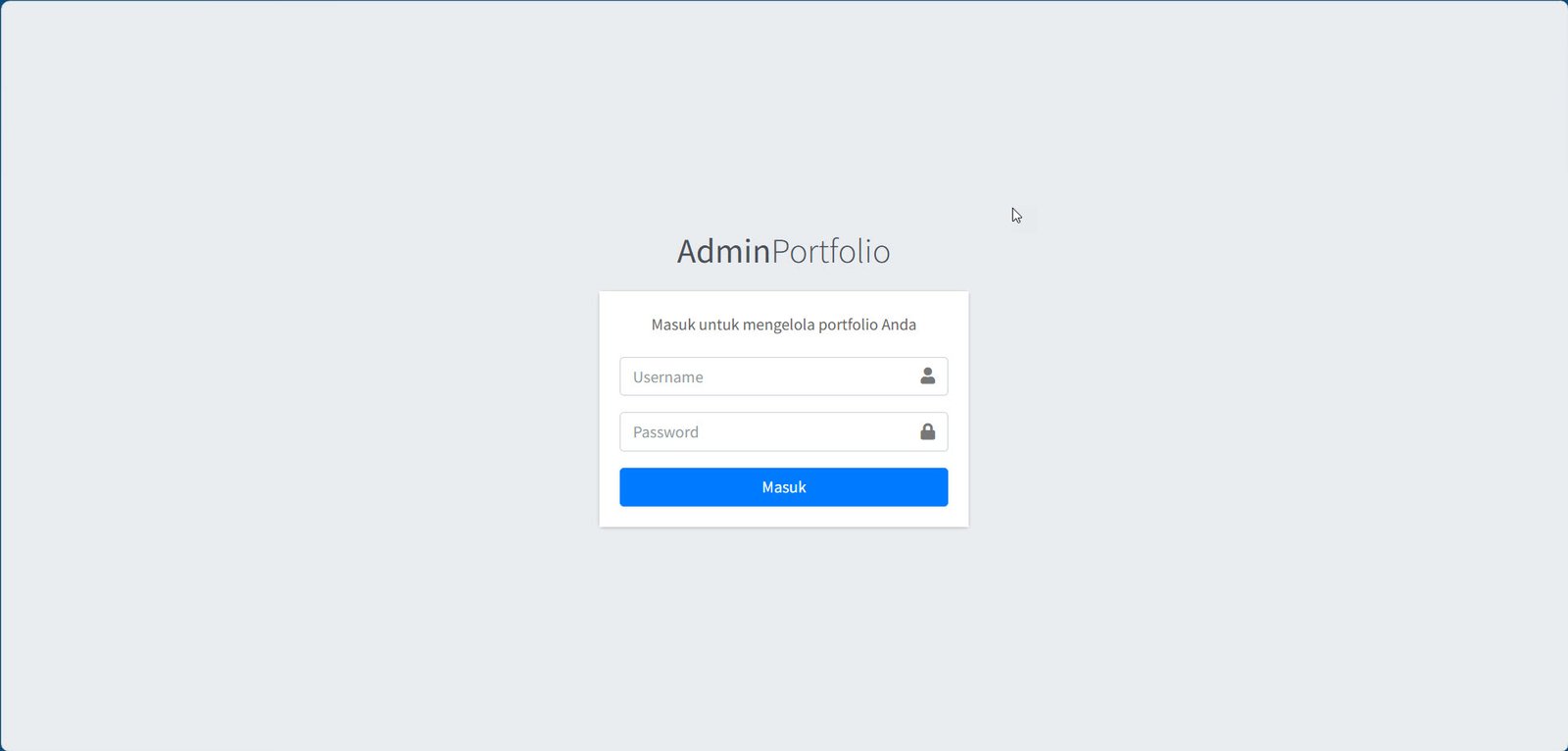 Source Code Web Portfolio Profesional dengan CodeIgniter 4 & AdminLTE 3 ...